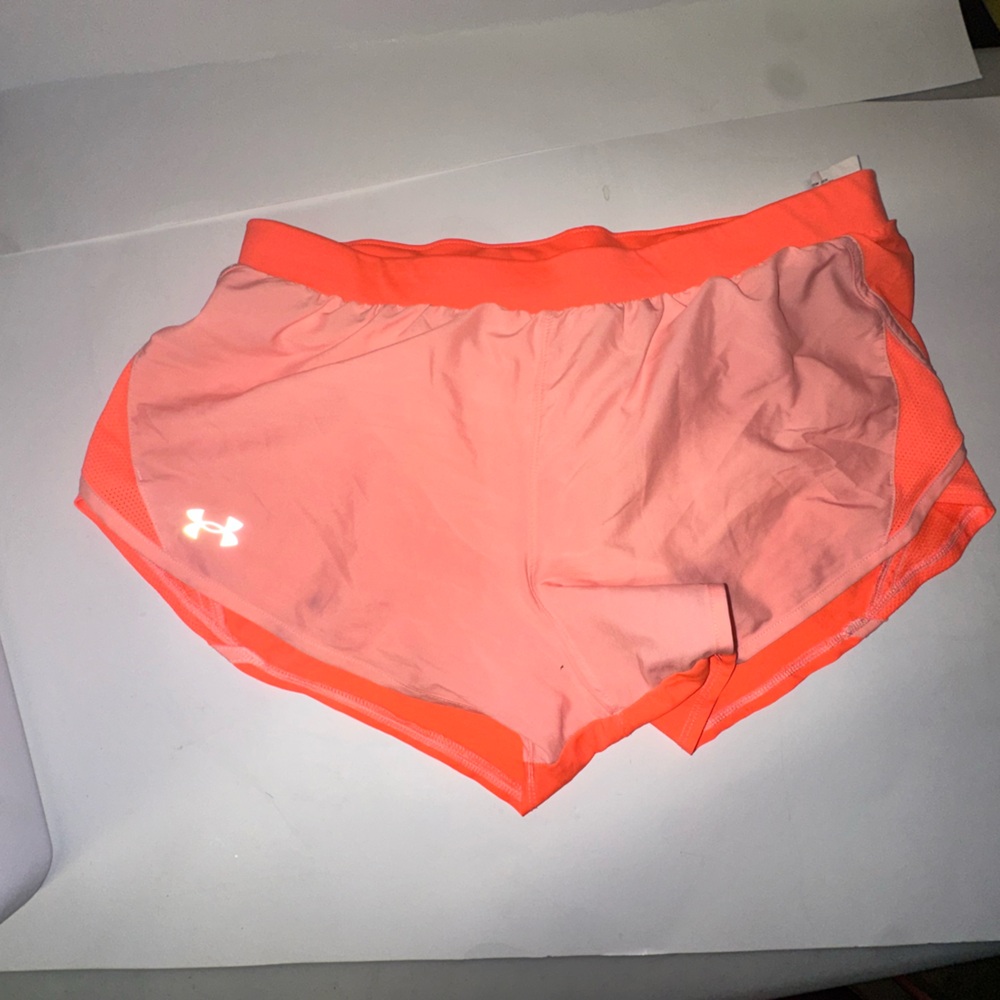 Under Armour Women's Athletic Shorts - Neon Orange